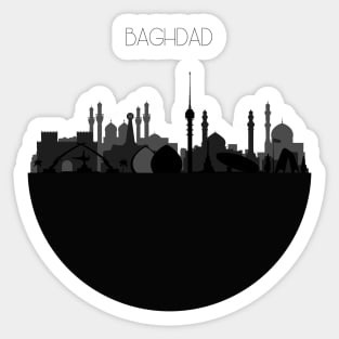 Baghdad Skyline Sticker